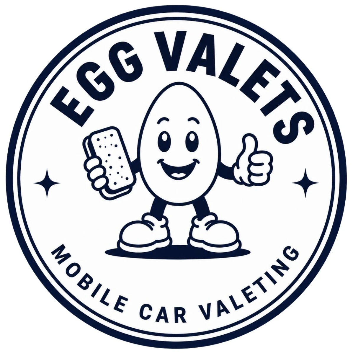 Egg Valets mobile car valeting roundel logo
